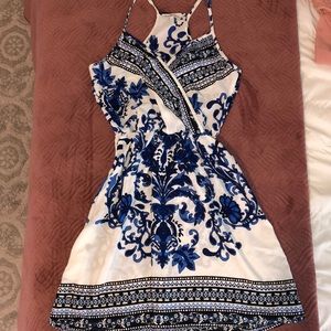 Vneck racer back sundress